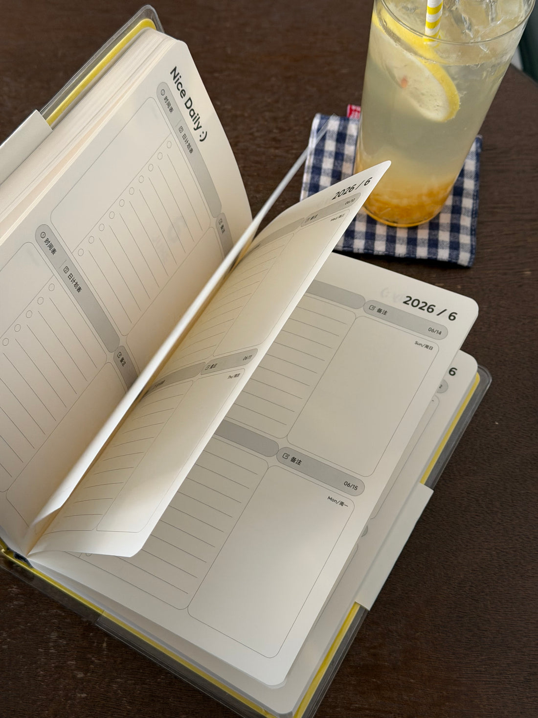 2026 Schedule and Plan notebook