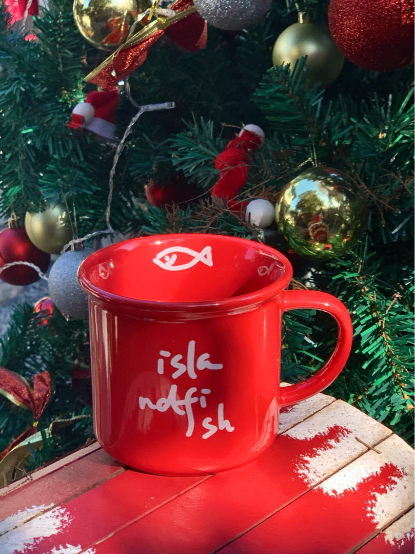 Hand-painted original mug - islandfish -  - 