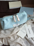 ISLANDFISH Flawless Style Minimalist Korean Aesthetic Waterproof Nylon Large-Capacity Pen Pouch, Stationery & Makeup Bag