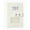 SLANDFISH A6 PER Blue Bird Binder, DIY Journal with Lined & Blank Pages - White Bird Notebook Cover Only