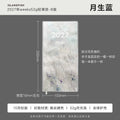 SLANDFISH 52g Ultra-thin 2027 Full-year Multi-functional Weeks Time Management Planner - Moonborn Blue Silk Limited B Jan