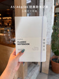 ISLANDFISH A5 Strap Notebook, Leather Cover, Custom Logo, Business Notebook with Blank, Lined & Grid Pages