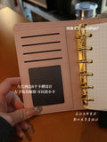 ISLANDFISH A7 Leather Binder | Korean-Inspired DIY Journal Stationery