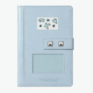 SLANDFISH A6 PER Blue Bird Binder, DIY Journal with Lined & Blank Pages - Blue Bird Notebook Cover Only