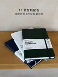 ISLANDFISH A5 Strap Notebook, Leather Cover, Custom Logo, Business Notebook with Blank, Lined & Grid Pages