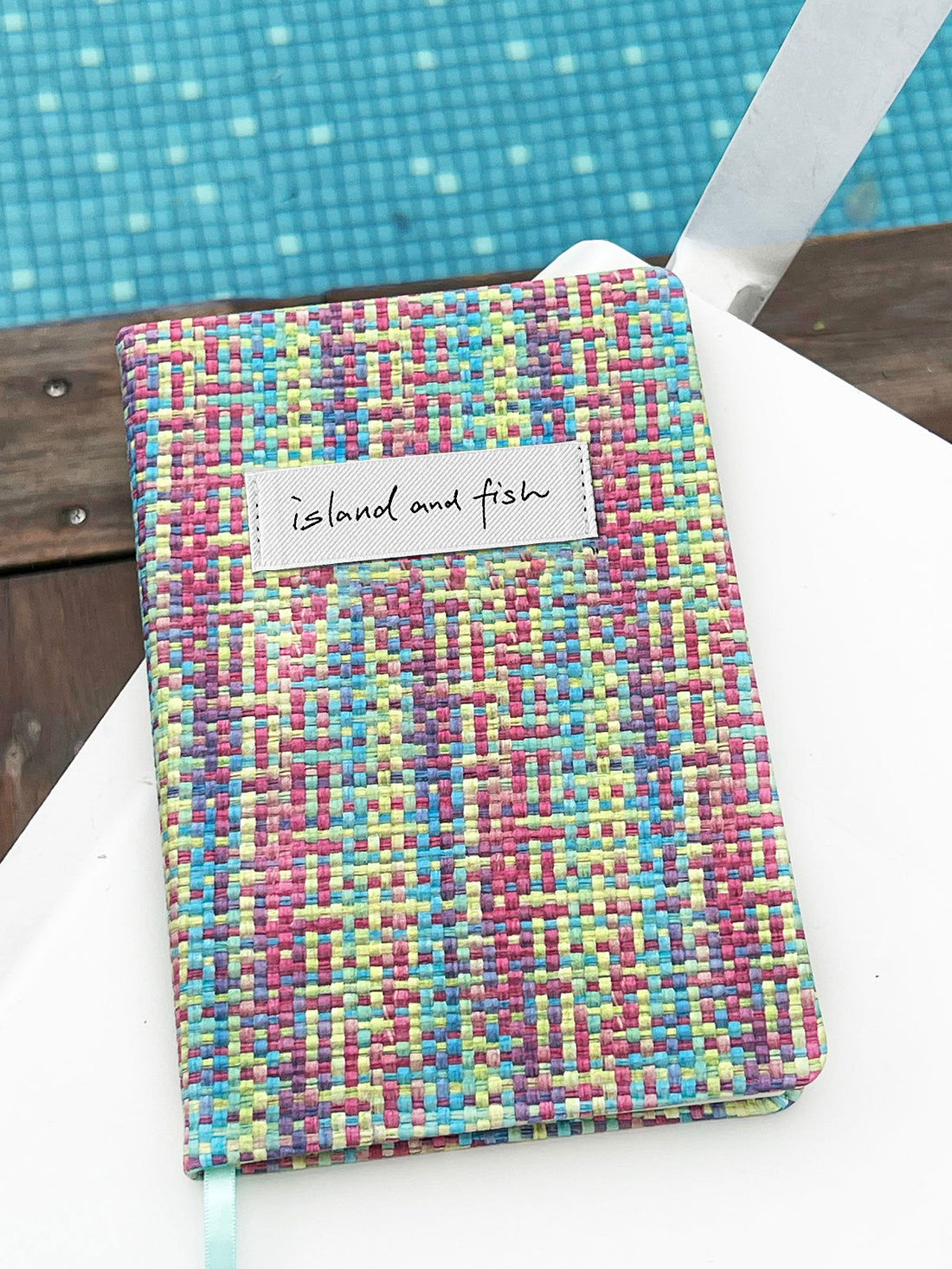 woven texture notebook - islandfish -  - 